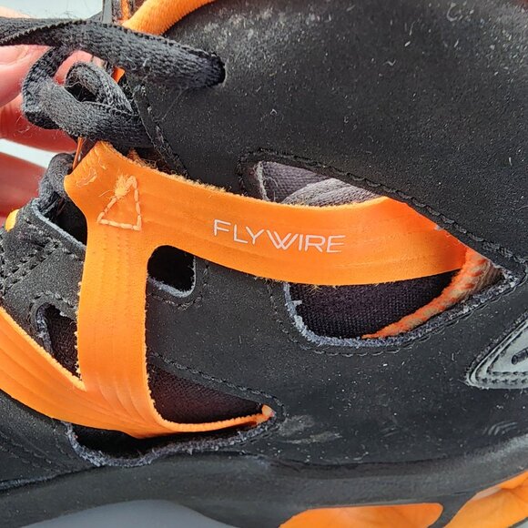 Nike Jordan Flywire Basketball Shoes Black Orange Size 7.5 US 40.5 EU - Picture 5 of 16